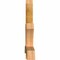 Ekena Millwork Davenport Rough Sawn Timber Gable Bracket, Western Red Cedar, 84"W x 49"H x 6"D x 6"F, 14/12 Pitch GBW084X49X0606DAV00RWR - alternate 2